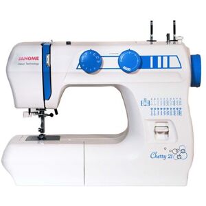 Machine à coudre Janome Cherry 21 60 W Blanc et Bleu