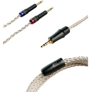 Meze audio Cable Premium Cuivre plaque Argent  mono 3,5mm a 3,5mm Asymetrique (non compatible series 99)