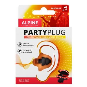 Alpine electronics Protections auditives Alpine PartyPlug Noir