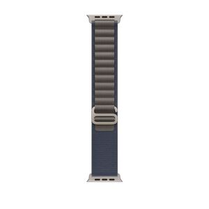 Apple - Bracelet pour Apple Watch 49mm - avec boucle - Moyen - Alpine bleue