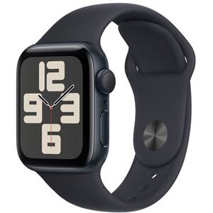 Apple Watch SE GPS, boîtier en Aluminium Minuit de 40 mm avec bracelet sport Minuit S/M