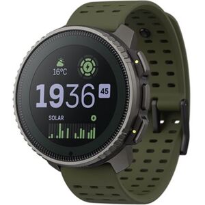 Montre connectée Suunto Vertical Titanium Solar Forest avec bracelet silicone Vert