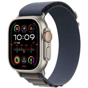 Apple Watch Ultra 2 GPS + Cellular, boîtier en titane de 49 mm avec boucle Alpine bleue Petit