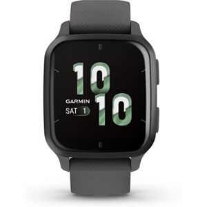 Montre connectée Garmin Venu Sq 2 Gris avec bracelet silicone gris foncé