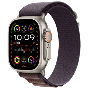 Apple Watch Ultra 2 GPS + Cellular, boîtier en titane de 49 mm avec boucle Alpine Indigo Moyen