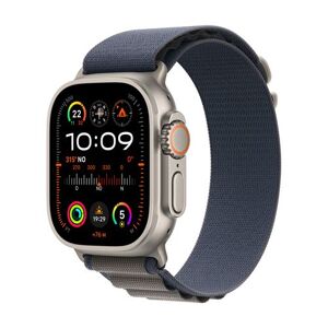 Apple Watch Ultra 2 GPS + Cellular, boîtier en titane de 49 mm avec boucle Alpine bleue Moyen