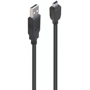 Accsup CABLE USB VERS MINI USB 1,8M NOIR