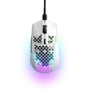 Souris gaming filaire SteelSeries Aerox 3 Snow Blanc Edition 2022