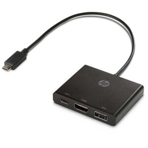 Hub USB Type C HP vers HDMI/USB 3.0/USB C Noir