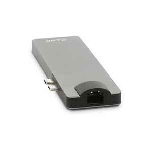 Mini Hub USB Type C 8 ports LMP Gris