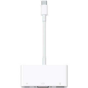 Apple USB-C VGA Multiport Adapter - Adaptateur VGA - USB-C (M) pour HD-15 (VGA), USB type A, USB-C (F) - pour 10.9-inch iPad Air; 11-inch iPad Pro; 12.9-inch iPad Pro; iMac; iPad mini; MacBook Pro