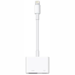 Apple Adaptateur Lightning AV numérique Apple pour iPad/iPhone/iPod Blanc