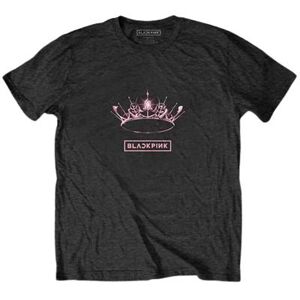 T-Shirt Blackpink Crown Noir