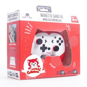 Manette Gaming Switch sans fil pour enfant Freaks And Geeks Edition Doggy Rouge