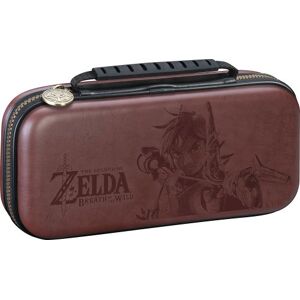 Pochette de transport BigBen Deluxe Officielle The Legend of Zelda Breath of the Wild Marron pour Nintendo Switch