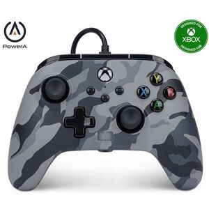 Manette filaire améliorée pour Xbox Series X/S PowerA Camouflage arctique