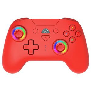 Manette sans fil Subsonic Led Controller Bluetooth pour Nintendo Switch Rouge