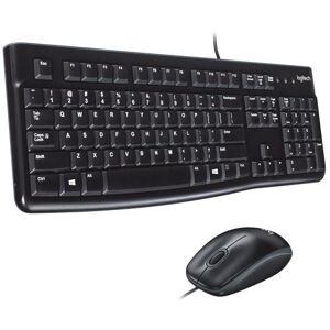 Logitech Desktop MK120 - Ensemble clavier et souris - USB - Suisse