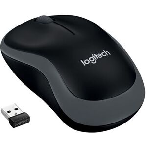 Logitech M185 - Souris - optique - sans fil - 2.4 GHz - récepteur sans fil USB - gris