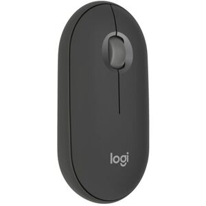 Logitech Pebble Mouse 2 M350s - Souris - optique - 3 boutons - sans fil - Bluetooth 5.2 LE - graphite ton sur ton