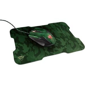 Trust Gaming GXT 781 Rixa - Souris - droitiers et gauchers - optique - 6 boutons - filaire - USB - camouflage gris