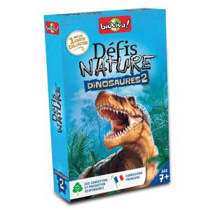 Jeu de cartes Bioviva Défis Nature Dinosaures 2 version 2022