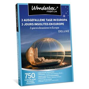 Coffret cadeau Wonderbox 3 jours insolites en Europe Deluxe 2023