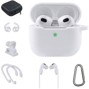 Kit accessoires On Earz Mobile Gear 7 en 1 pour Apple AirPods 3ème Gén Blanc