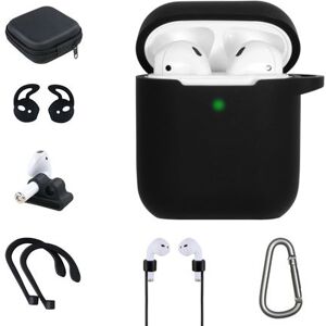 Kit accessoires On Earz Mobile Gear 7 en 1 pour Apple AirPods 1 et 2 Noir