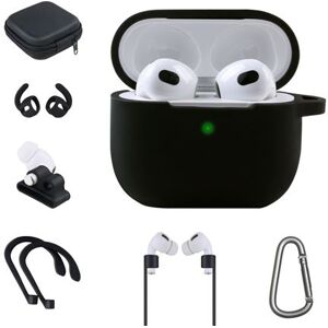 Kit accessoires On Earz Mobile Gear 7 en 1 pour Apple AirPods 3ème Gén Noir