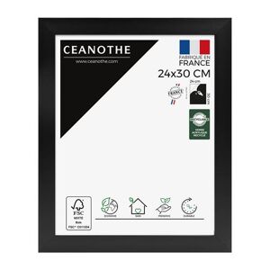 Cadre photo Ceanothe Eternel 24 x 30 cm Noir