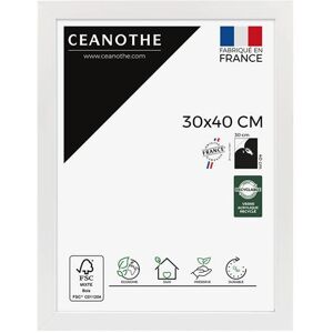 Cadre photo Ceanothe Eternel 30 x 40 cm Blanc