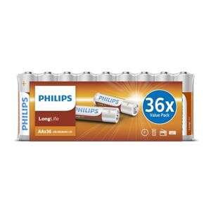 Philips PACK DE 36 PILES ALCALINES AA LR06