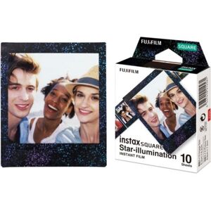 Pack de 10 films Fujifilm Instax Square Mono Star illumination