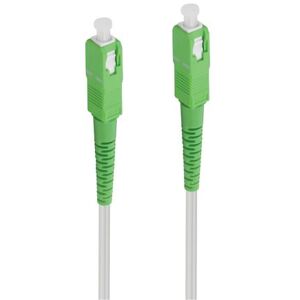 Accsup CABLE FIBRE OPTIQUE POUR BOX INTERNET (BOUYGUES / SFR / ORANGE) 10M BLANC