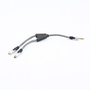 Dédoubeur Jack Stéréo 3.5 mm JVC Noir et blanc