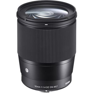 Objectif hybride Sigma 16 mm f/1.4 DC DN Contemporary Noir Monture Sony E