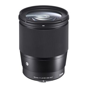 Objectif hybride Sigma 16 mm f/1.4 DC DN Contemporary Noir Monture Sony E