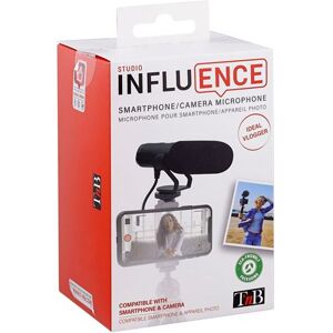 TNB Microphone pour smartphone ou appareil photo T'n'b Influence Noir