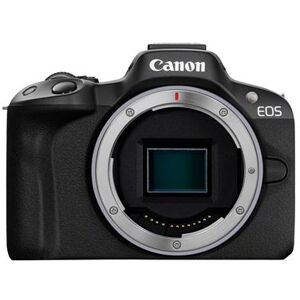 Canon EOS R50 - Appareil photo numérique - sans miroir - 24.2 MP - APS-C - 4K / 30 pi/s - corps uniquement - Wi-Fi, Bluetooth - noir