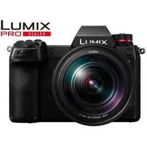 Appareil photo hybride Panasonic Lumix S1 + S 24-105mm f/4 Macro OIS noir