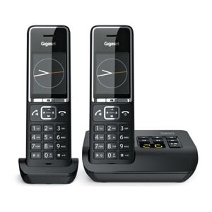 Téléphone sans fil Gigaset Comfort 550A Duo Noir