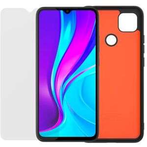 Made For Xiaomi Pack Coque TPU Liquid + Protection écran en verre trempé Xiaomi pour Xiaomi Redmi 9C