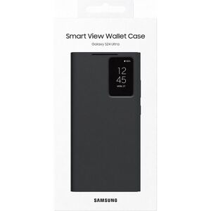 Samsung Etui Smart View avec porte-carte S24 Ultra Noir