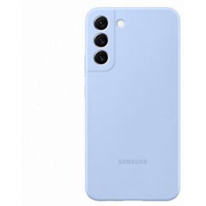 Coque en silicone pour Samsung Galaxy S22+ Bleu ciel