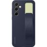 Samsung Coque Silicone avec laniere G A55 5G Bleu Fonce