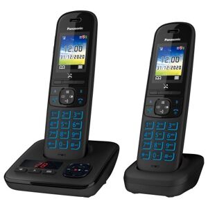 Téléphone sans fil Panasonic KX-TGH722 Noir