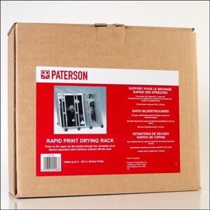 Support de séchage pour 5 épreuves 30x40 ou 10 épreuves 20x25 Paterson Gris