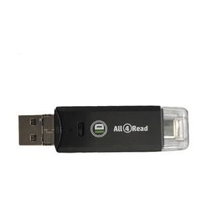 Ideal Industries Lecteur de cartes multiformats All4Read USB A et USB C vers Micro-USB 4-en-1