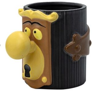 Mug 3D Disney Alice au Pays des Merveilles avec poignée de porte Noir, Marron et Jaune